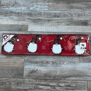 NWT Rae Dunn Santa Gnome Christmas Garland